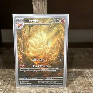 Rare Pokémon Card Ninetales!